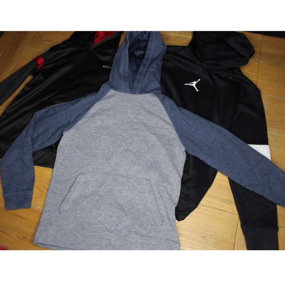 Boys (3) Piece Hoodie Lot 10-12 Preowned